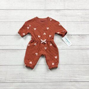 Nwt Carter’s Heart Print Romper
